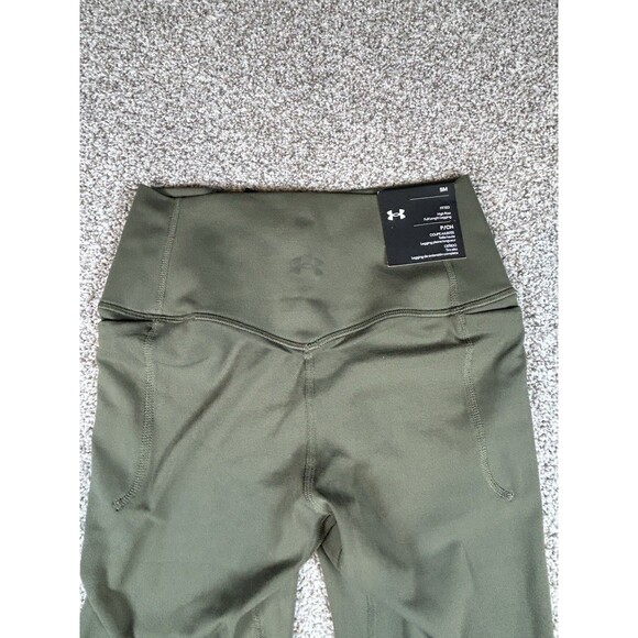 NWT Under Armour UA Meridian Leggings Women 1382522 Green High Rise Size S - Picture 8 of 9